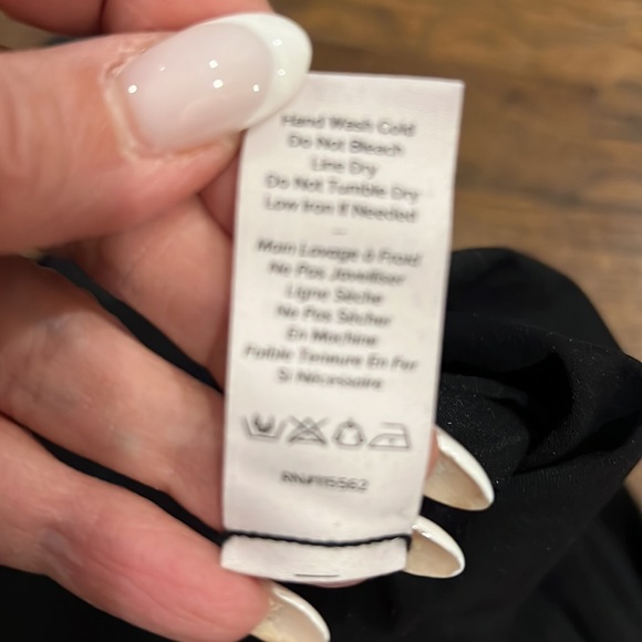 Cinq A Sept Portia black cold shoulder bodysuit XS - Picture 8 of 9